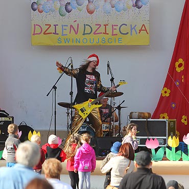 Miejska impreza na Dzie Dziecka ze szczegln dedykacj dla Maka Najduszyskiego