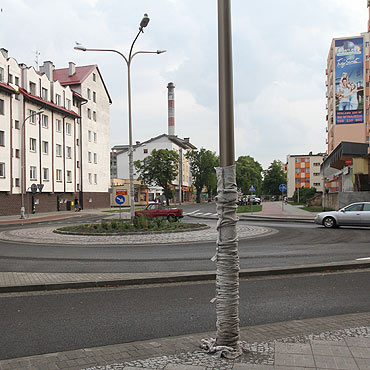 Szmaty na lampach szpec nowe rondo