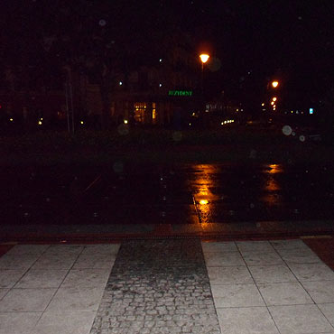 Cisza nocna obowizuje nawet fontanny :)