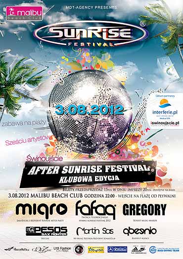 Oficjalny After Party - Sunrise Festival w winoujciu – edycja klubowa! Zobacz filmy!