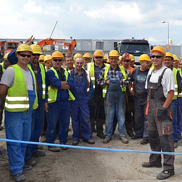 Znw protest w terminalu LNG