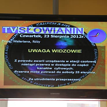 Awaria w TV Sowianin