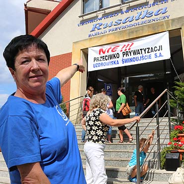 Zakoczy si protest w sprawie stoczni  i uzdrowiska