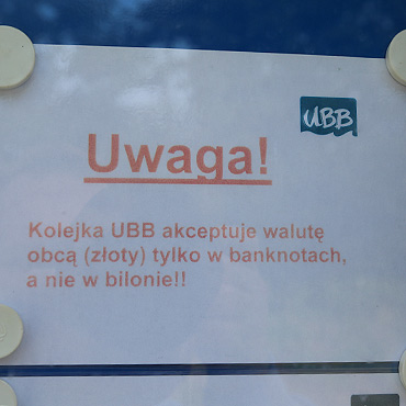 Waluta obca? Kolejka nasza?