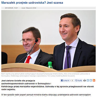 Marszaek przejmie uzdrowiska? Jest szansa