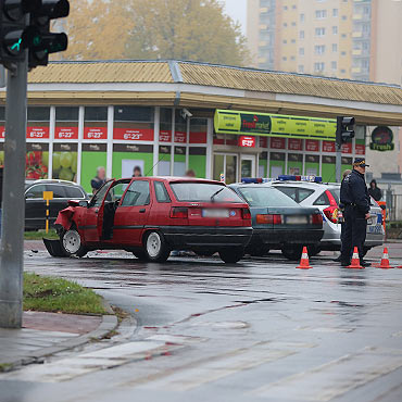 Citroenem zajechał drogę audi. Wyglądało naprawdę groźnie
