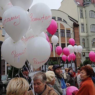 Baloniki poleciay w stron nieba. Zobacz film!