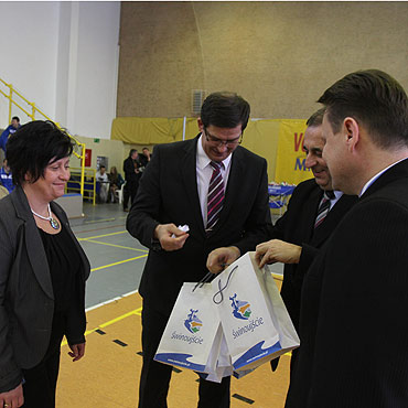 Olimpijczycy spotkali si z uczniami ZSO
