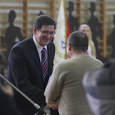 Olimpijczycy spotkali si z uczniami ZSO