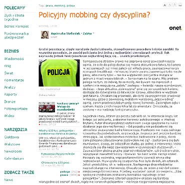 Polski policjant panicznie boi się...