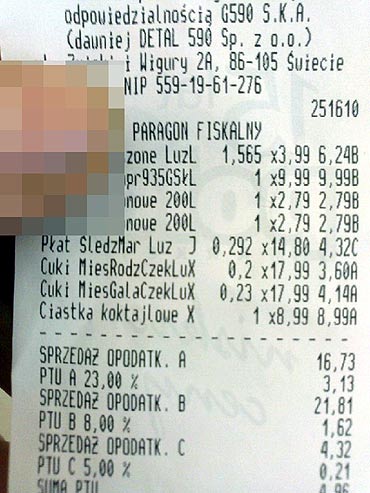 Kupujesz w Polo Markecie? Sprawdzaj paragon!