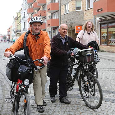 „Amerikanie” przyjechali do Świnoujścia na rowerach