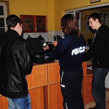 Uczniowie „Mieszka” wyldowali na policji