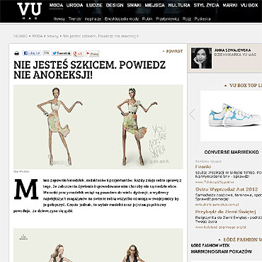 Stop anoreksji. Brazylijska kampania wzbudzia wiele kontrowersji