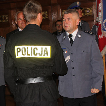Ślubowanie nowych policjantów
