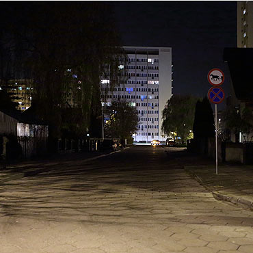 Ulica Drawska bez owietlenia