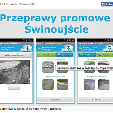Sprawd w telefonie kolejk na przeprawach promowych