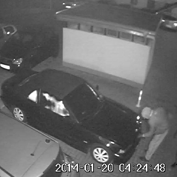 Zodziej namierzony przez monitoring. Zobacz nagranie!