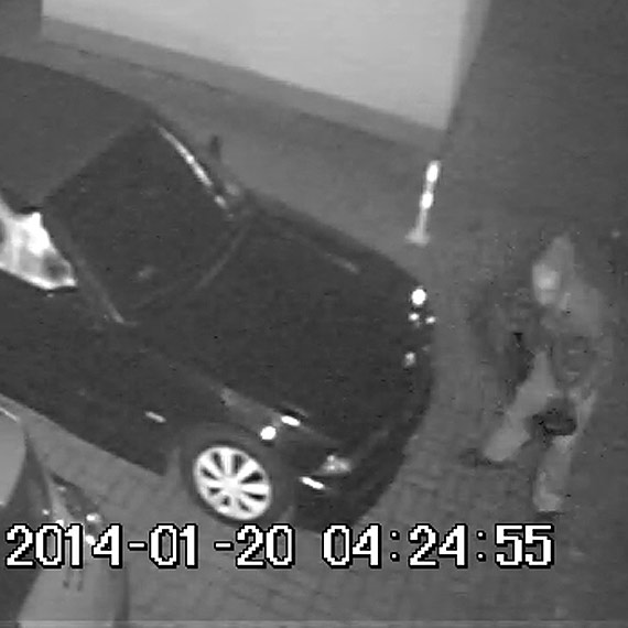 Zodziej namierzony przez monitoring. Zobacz nagranie!