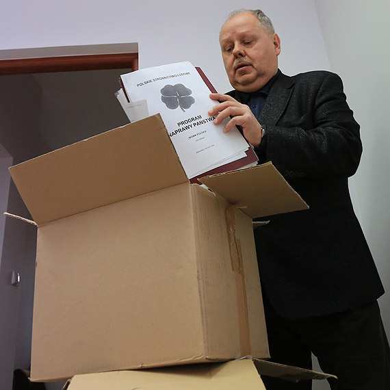 Koniec PSL w winoujciu. Sztandar wyprowadzi! Zobacz film!