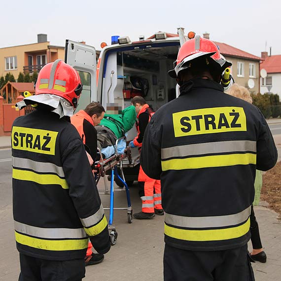 Kierowca opla uderzył w rowerzystę na skrzyżowaniu ulicy Markiewicza z ulicą Szkolną