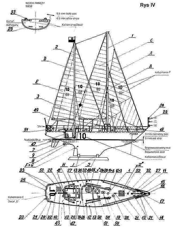 Kapitan Krzysztof Baranowski na S/Y "Polonez" w Baltic Polonez Cup Race 2014