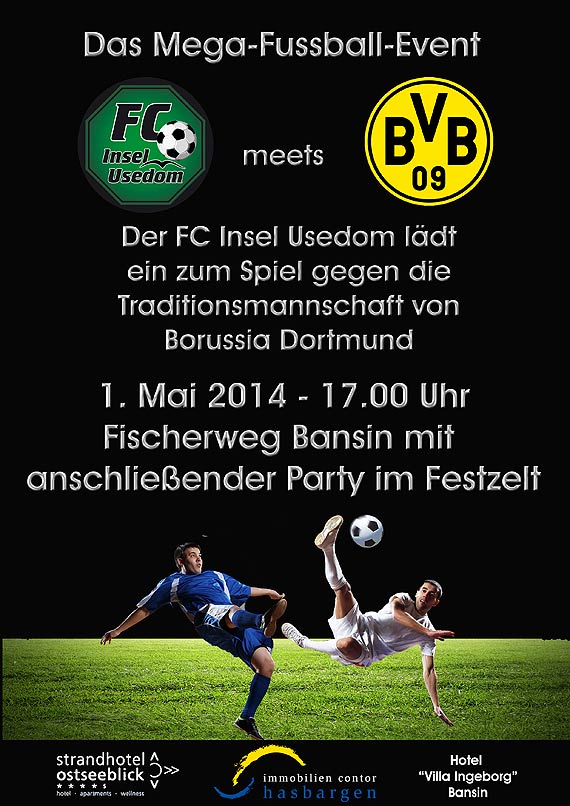 Oldboys z Borussii Dortmund zagrają z „FC Insel Usedom”