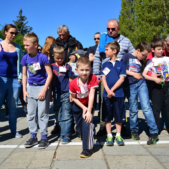 Biegi z okazji wita 3 Maja take dla najmodszych