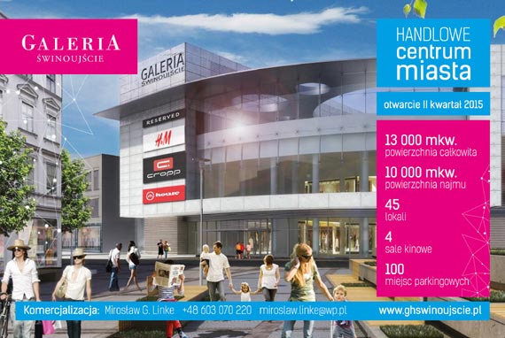Budowa Galerii Świnoujście przebiega zgodnie z planem