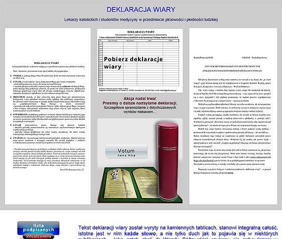Czytelniczka pyta o chrzecijaskich lekarzy