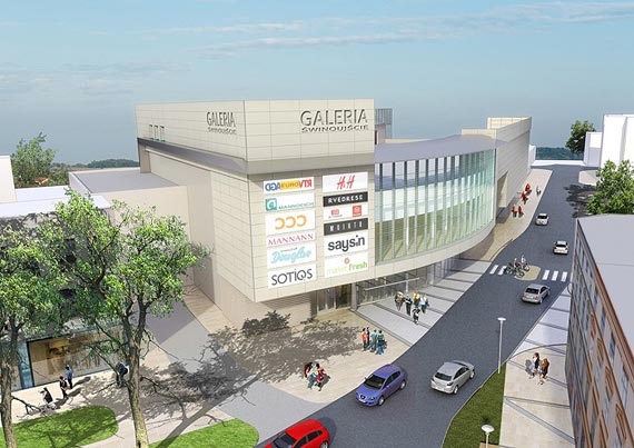 Postęp prac budowlanych Galerii Świnoujście