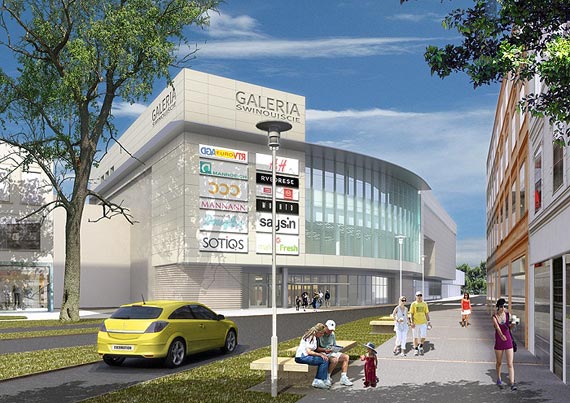 Postęp prac budowlanych Galerii Świnoujście