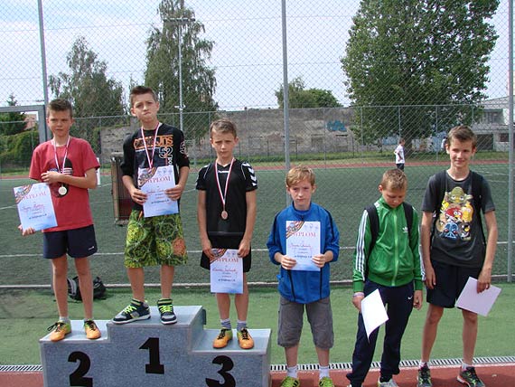 Wyniki zawodw w trjboju klas V Szk Podstawowych