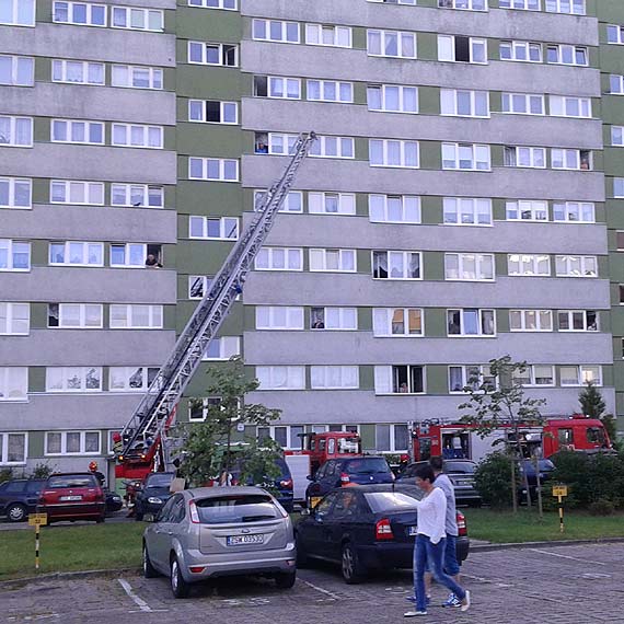Garnek pozostawiony na kuchence przyczyn gronego poaru. Szeciotygodniowe dziecko w szpitalu