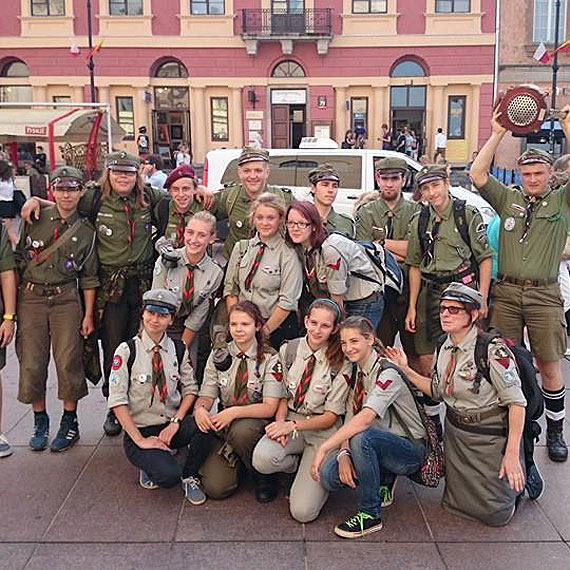 Udział Świnoujskiego ZHR w 70 rocznicy Powstania Warszawskiego