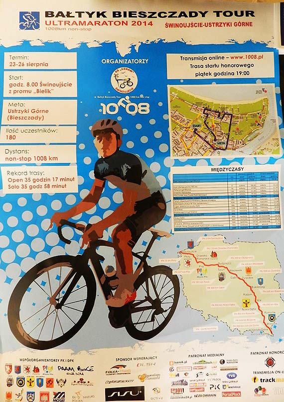 Na rowerach ze Świnoujścia do Ustrzyk Górnych non-stop