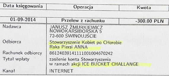 Prezydent przelał nie wylał