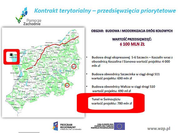 winoujska Platforma Obywatelska wywalczya tunel 