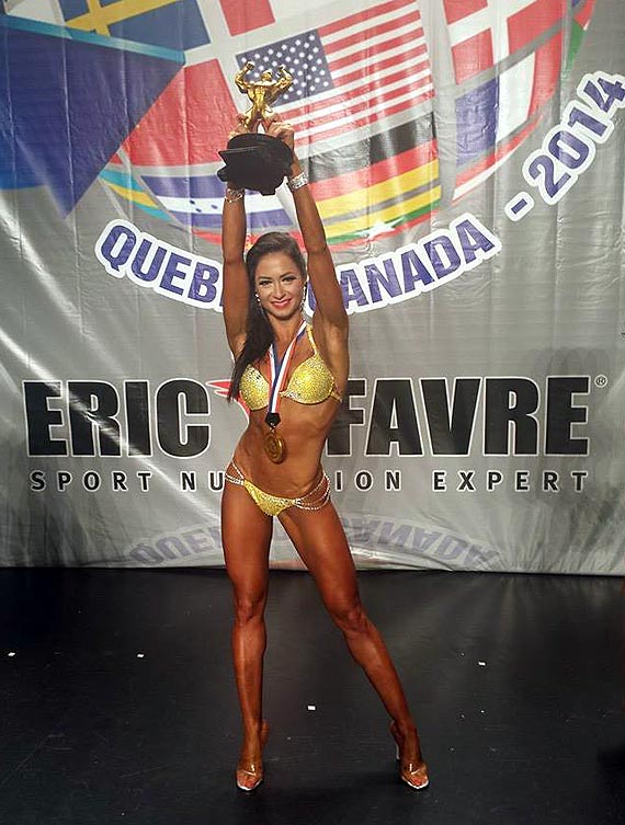 Wielki sukces Hanny Garbo. W Mistrzostwach wiata w Fitness zdobya zoty medal!