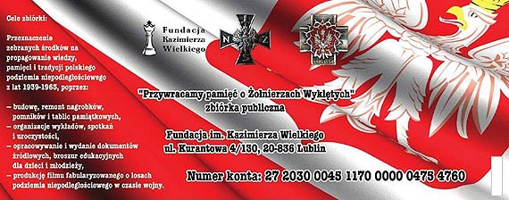 "Przywracamy pami o onierzach Wykltych"