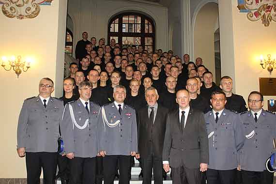 Nadanie odznacze i lubowanie nowych policjantw
