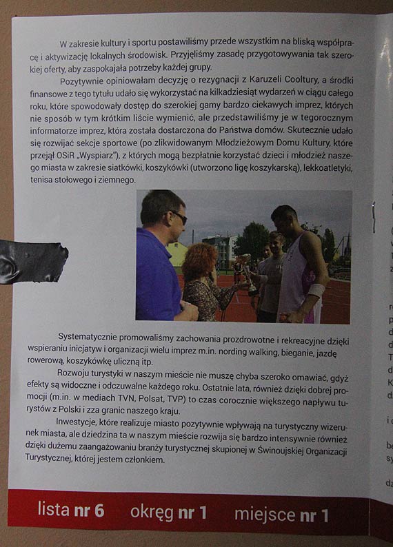 Zdjcie w wyborczej reklamwce bez zgody autora