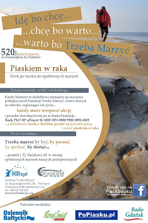 Bo trzeba marzy - Piaskiem w raka