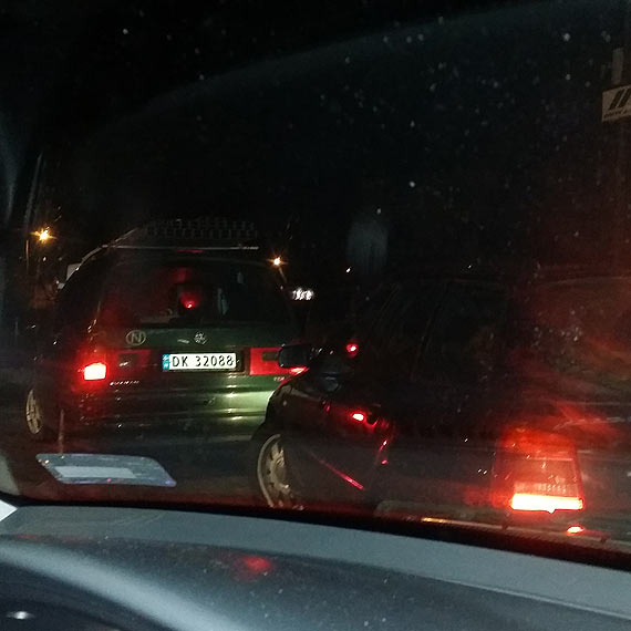 Wielkie kolejki tirw na Warszowie. Wszystko przez wichur