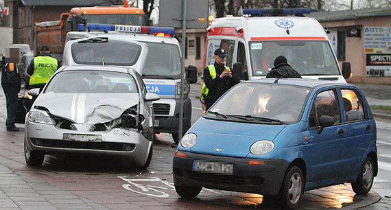 Grona kolizja na Grunwaldzkiej! Prawie doszo do tragedii 