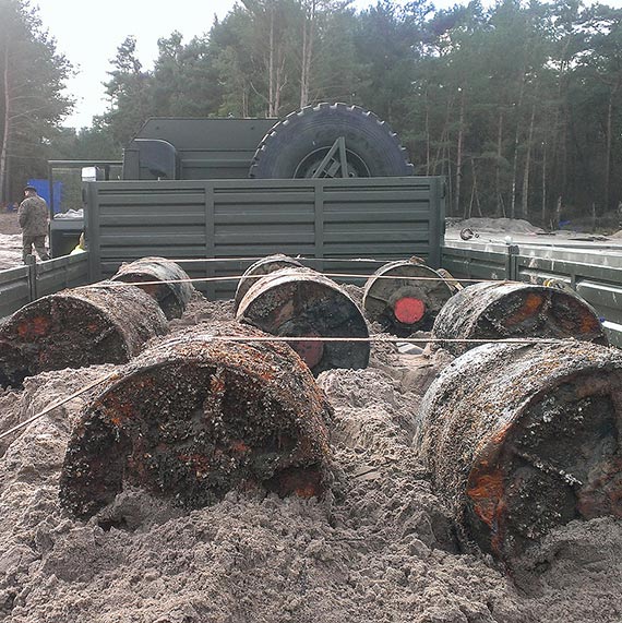 Akcja wydobycia bomb głębinowych z Kanału Mielińskiego zakończona