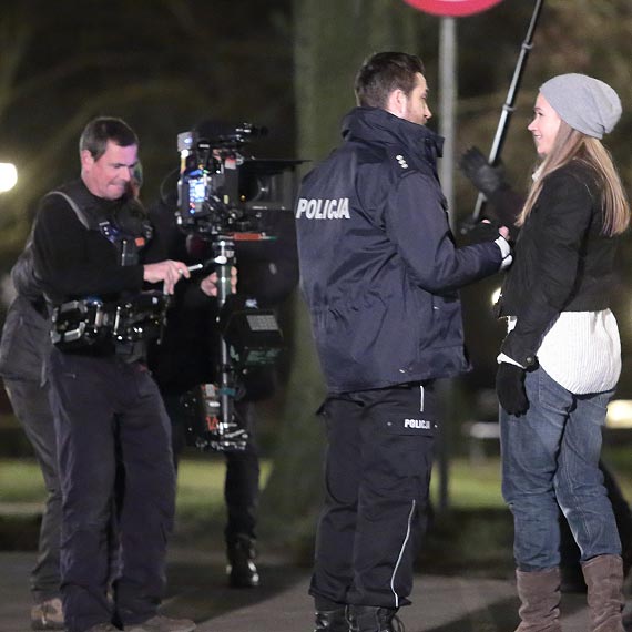 Trup przy Chrobrego w wietle filmowych jupiterw. Zobacz film!