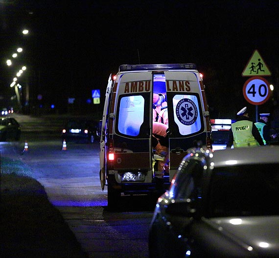 Grony wypadek na Grunwaldzkiej. Potrcony mczyzna przechodzi w niedozwolonym miejscu