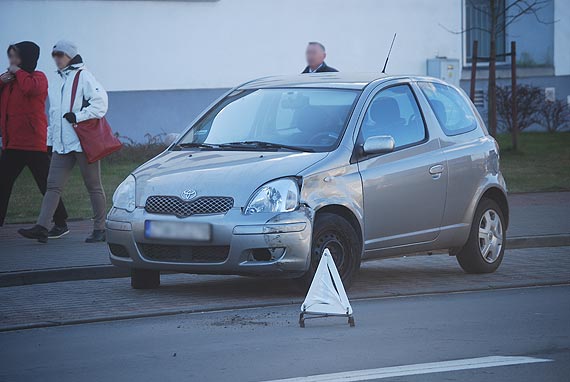 Groźnie wyglądająca kolizja na 11 Listopada