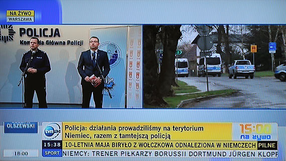 Maja odnaleziona 80 km od miejsca zaginicia. Porywacz karany wczeniej za uprowadzenie dziecka